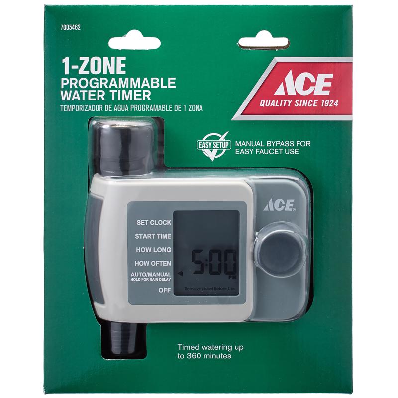 Ace Programmable 1 Zone Digital Water Timer