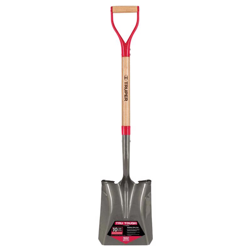 Truper Tru-Tough 41 in. Steel Square Transfer Shovel Wood Handle, Pack of 6