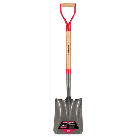 Truper Tru-Tough 41 in. Steel Square Garden Spade Wood Handle