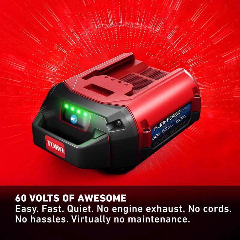 Toro 60V Flex-Force L135 2.5 Ah Lithium-Ion Battery 1 pc
