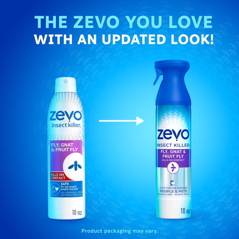 Zevo Flying Insect Killer Spray 10 oz, Pack of 6