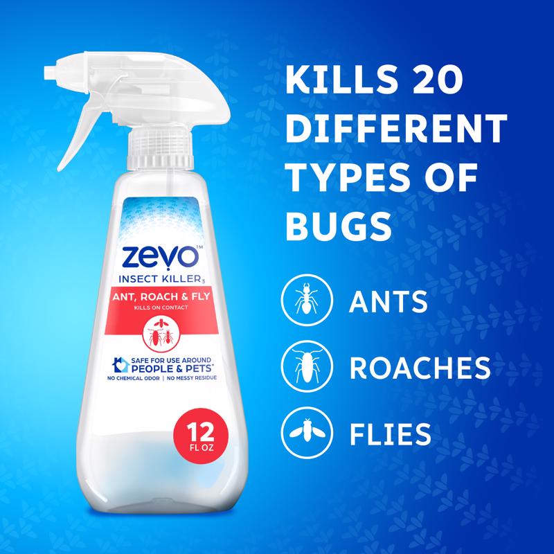 Zevo Insect Killer Liquid 12 oz, Pack of 6