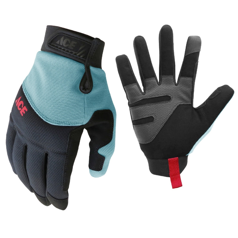 Ace S I-Mesh General Purpose Black/Mint Gardening Gloves
