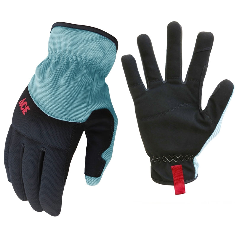 Ace S I-Mesh Womens Utility Black/Mint Gardening Gloves