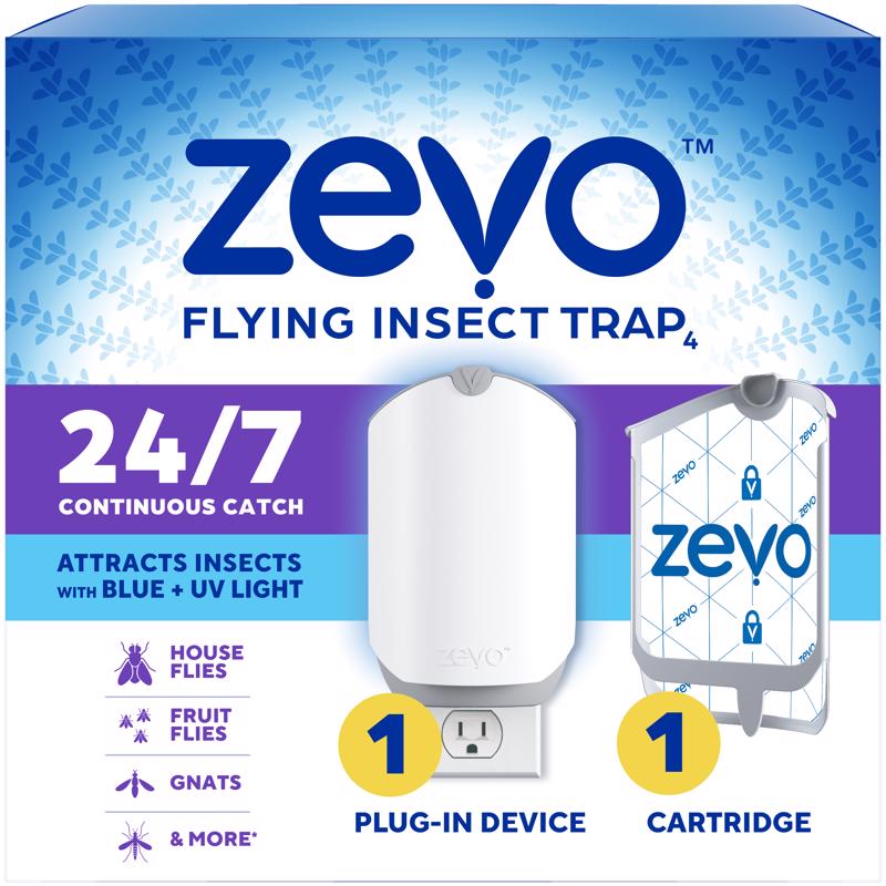 Zevo Flying Insect Trap 1 ct, Pack of 4