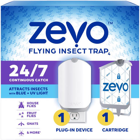 Zevo Flying Insect Trap 1 ct, Pack of 4