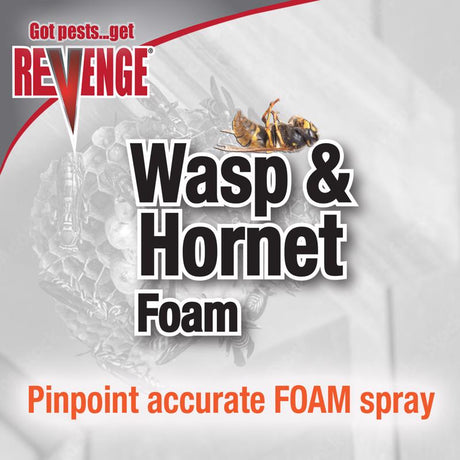 Bonide REVENGE Wasp and Hornet Killer Foam 15 oz, Pack of 12