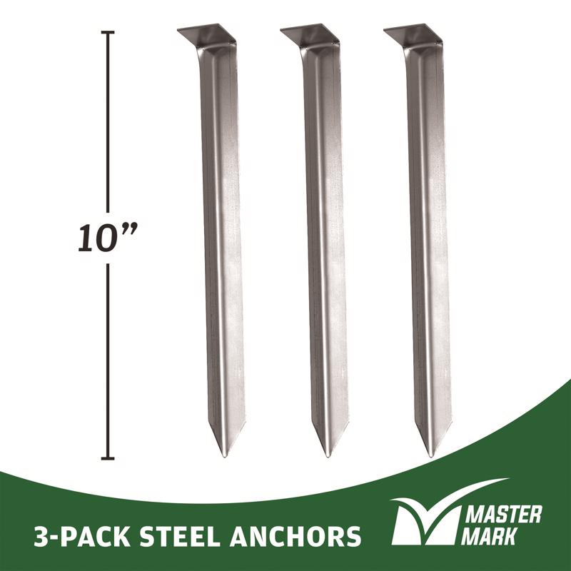 Master Mark 10 in. H Steel Silver Stake Kit