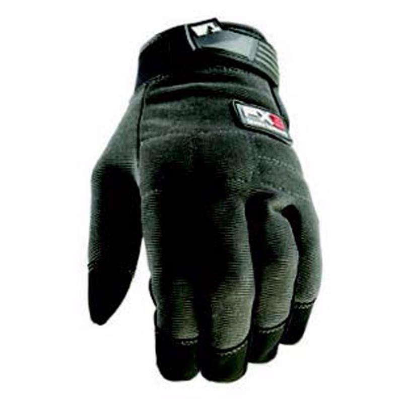 Wells Lamont Men's Indoor/Outdoor FX3 Work Gloves Black/Gray XL 3 pair, Pack of 3