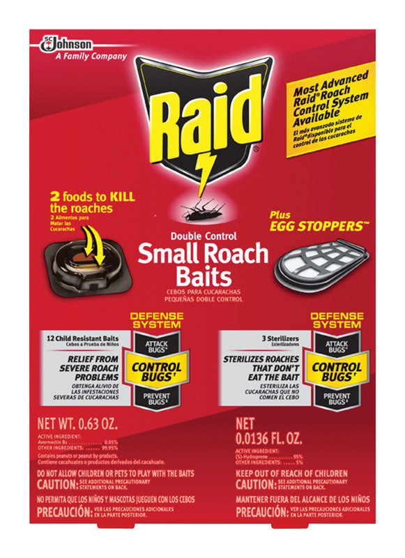 Raid Roach Killer Solid 0.63 oz, Pack of 6