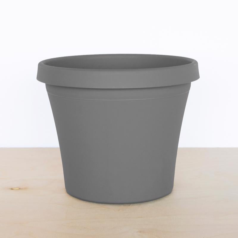 Bloem Terra 20.25 in. H X 23.75 in. W X 16 in. D Plastic Traditional Planter Charcoal