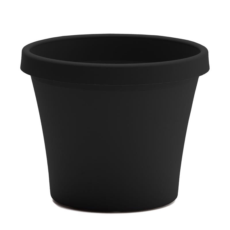 Bloem Terra 17 in. H X 20.5 in. W X 13.5 in. D Plastic Traditional Planter Black