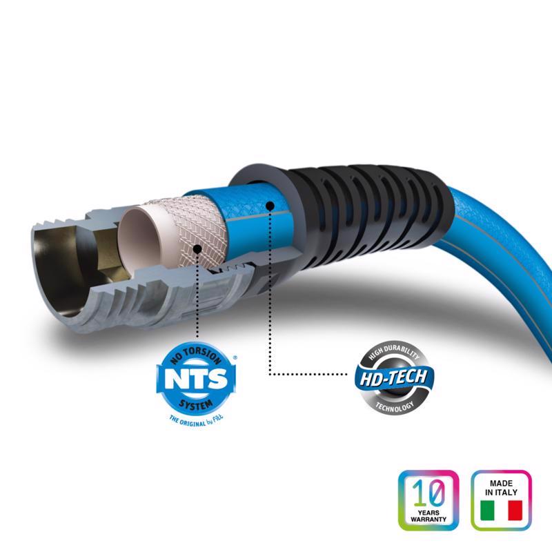 Fitt HiFlo 25 ft. L Medium Duty Commercial Grade Lightweight Garden Hose