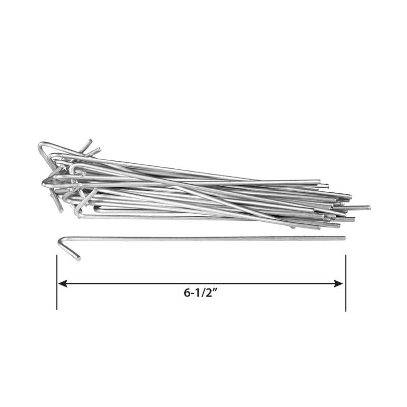 Yardlink .787 in. H X .557 in. L Aluminium Multi-Purpose Fence Ties Silver