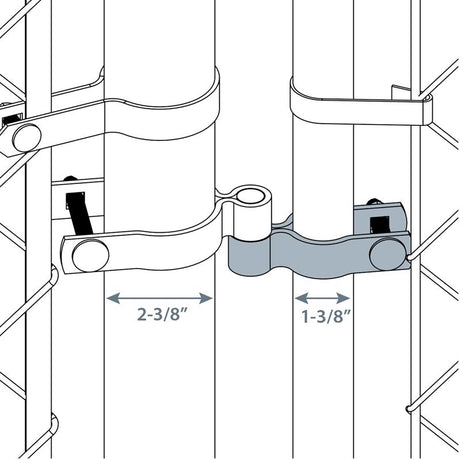 Yardlink Galvanized Steel Frame Hinge 1 pk