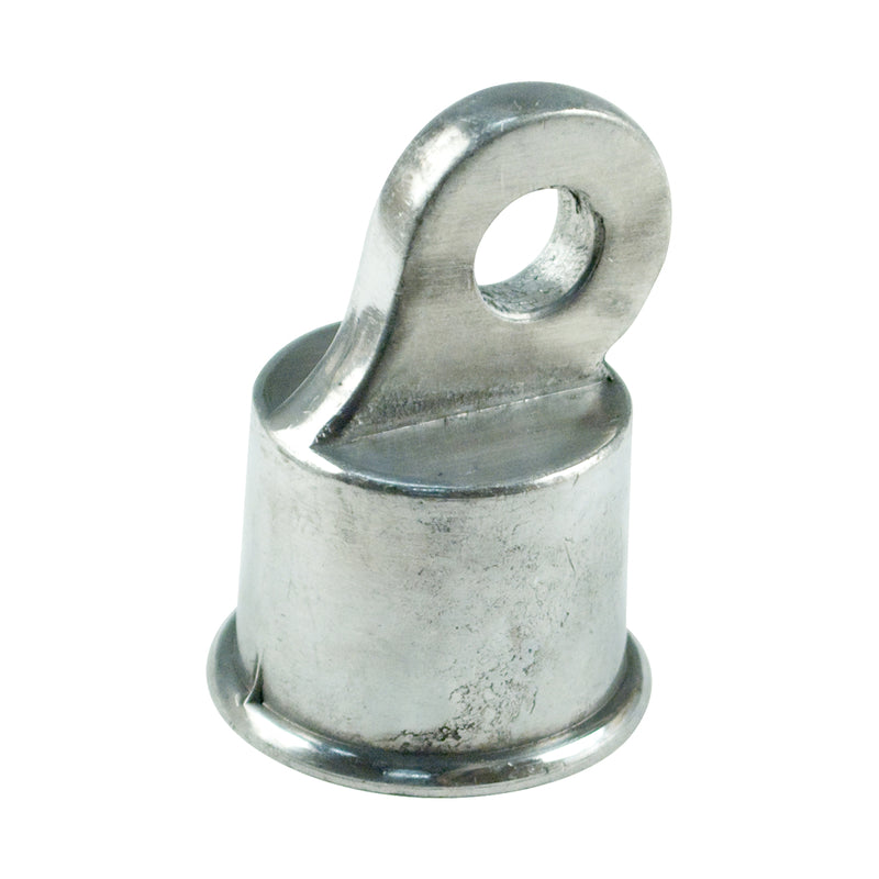 Yardlink Silver Aluminum Chain Link Rail End Cap 1 pk