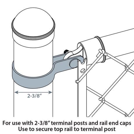 Yardlink Steel Chain Link Band Brace 1 pk