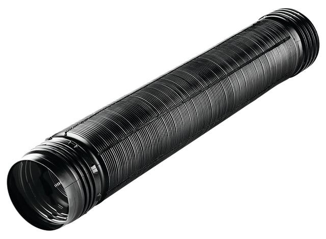 Amerimax 54022 Drain Pipe Tubing, 4 in, PVC, Black, 8 ft L
