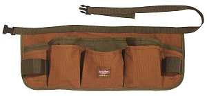 Bucket Boss 80100 Apron, 52 in Waist, Duckwear Canvas, Brown, 13-Pocket