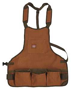 Bucket Boss 80200 Apron, 52 in Waist, Duckwear Canvas, Brown, 16-Pocket