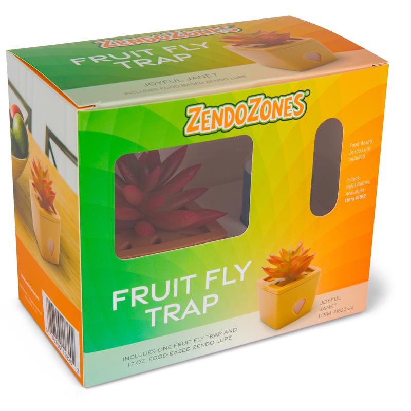 JT Eaton ZendoZones Fruit Fly Trap 1 box, Pack of 6