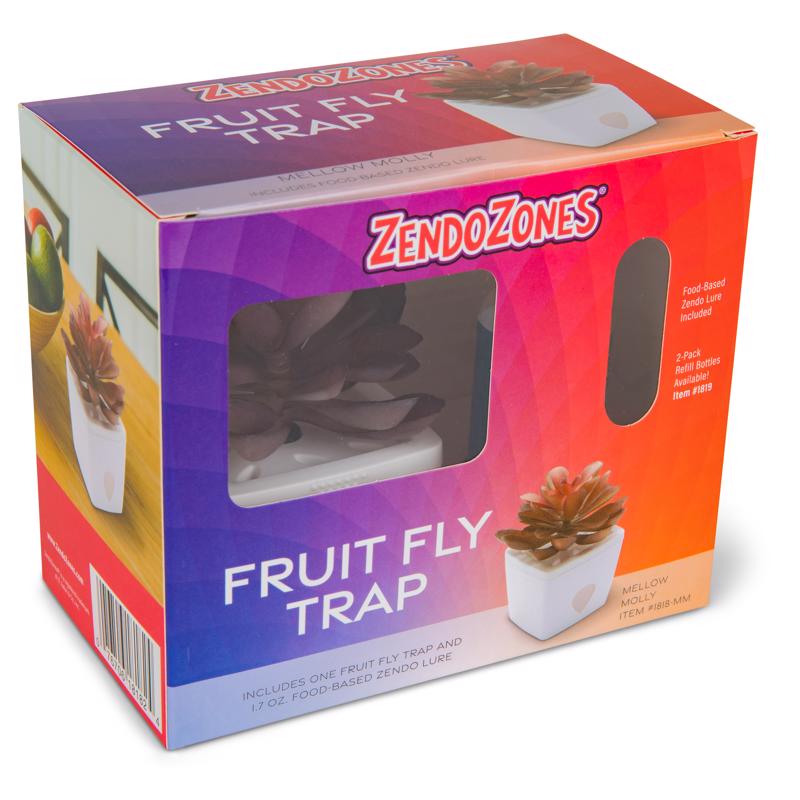JT Eaton ZendoZones Fruit Fly Trap 1 box, Pack of 6