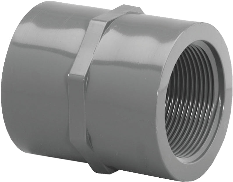 Lasco 830020BC Pipe Coupling, 2 in, FIP, PVC, SCH 80 Schedule