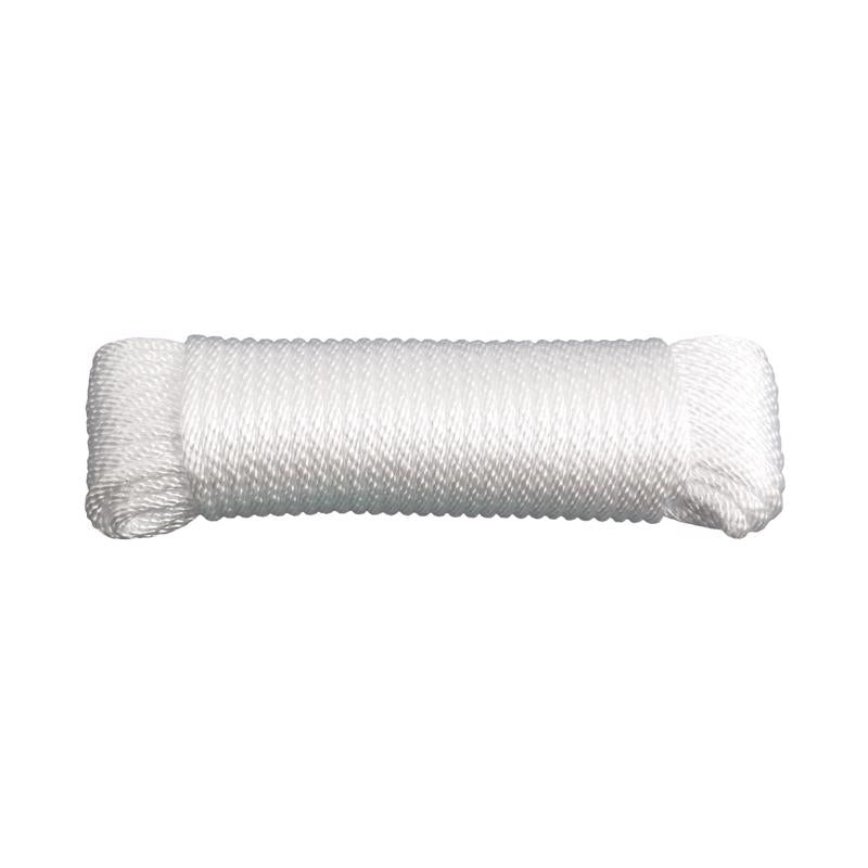 Koch Industries 1/4 in. D X 100 ft. L White Solid Braided Nylon Rope