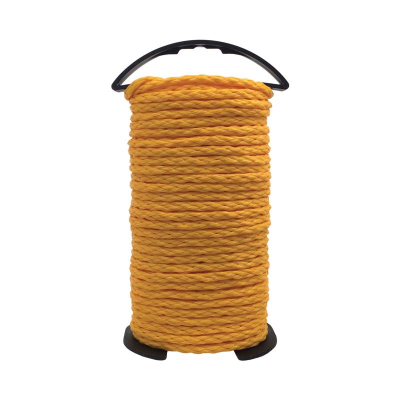 Koch Industries 1/4 in. D X 100 ft. L Yellow Hollow Braided Polypropylene Rope