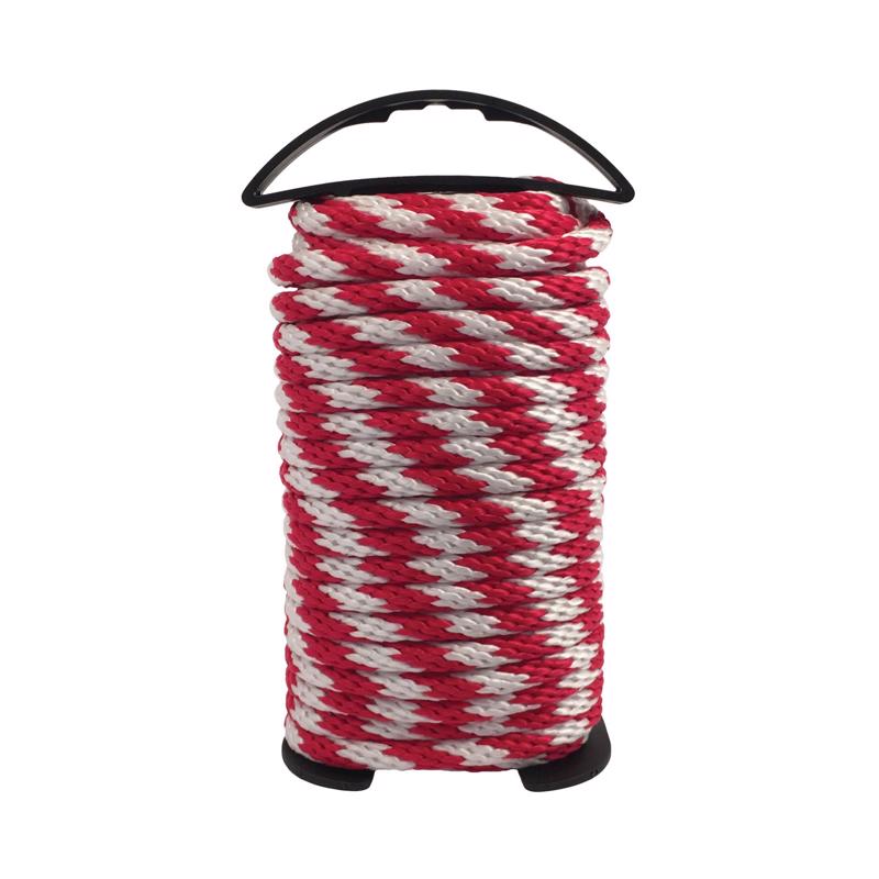 Koch Industries 3/8 in. D X 50 ft. L Red/White Solid Braided Polypropylene Rope