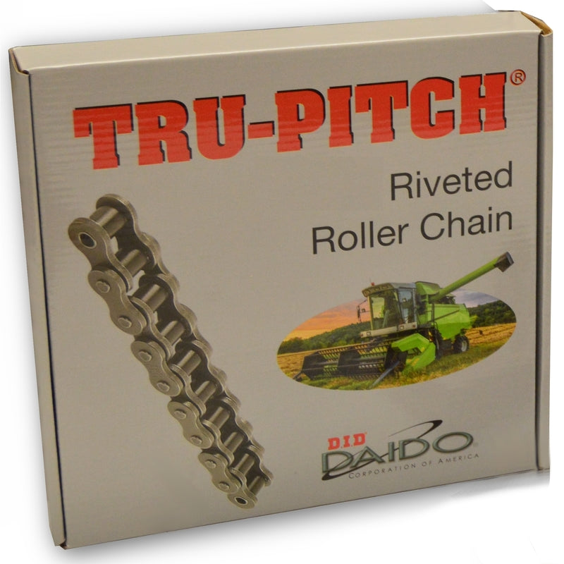 Tru-Pitch Daido Steel Roller Chain 1/8 in. D X 1/2 in. L No. 35