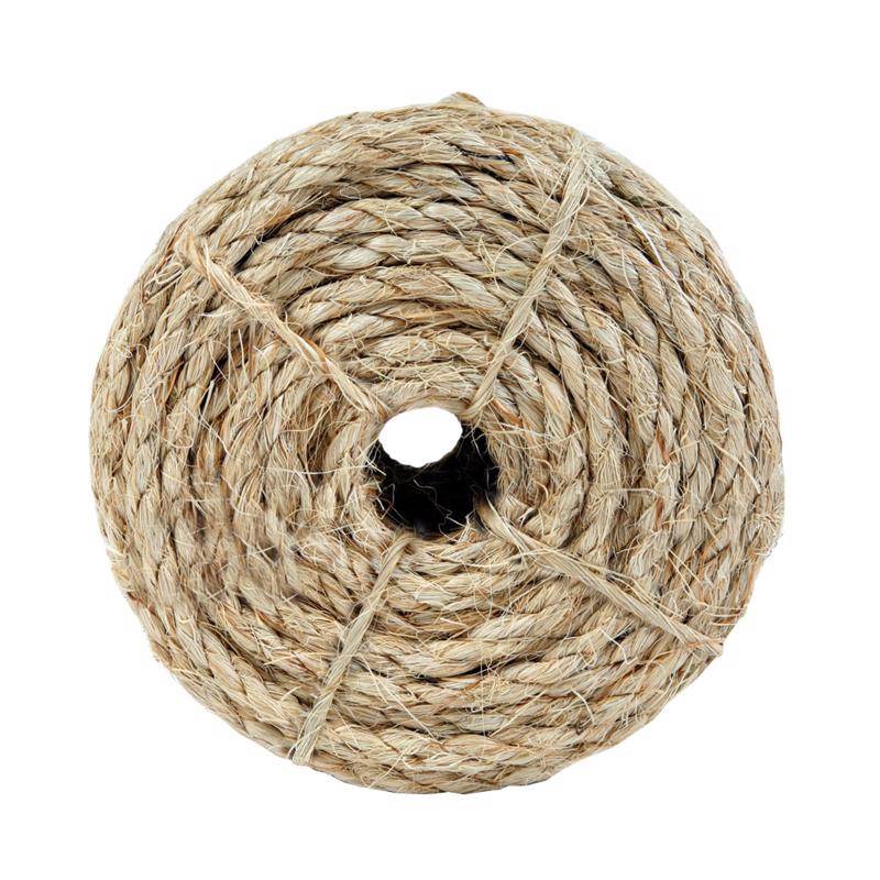Koch Industries 1/4 in. D X 100 ft. L Natural Twisted Sisal Rope