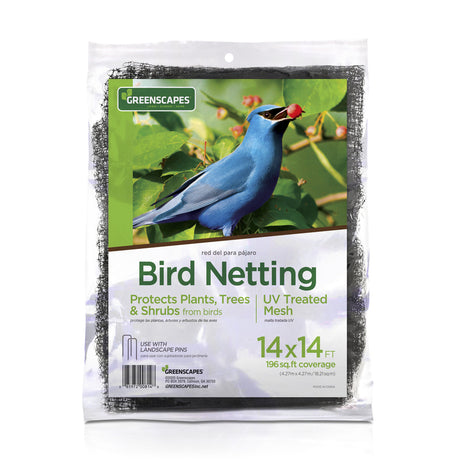 Greenscapes 14 ft. L X 14 ft. W 1 pk Bird Netting