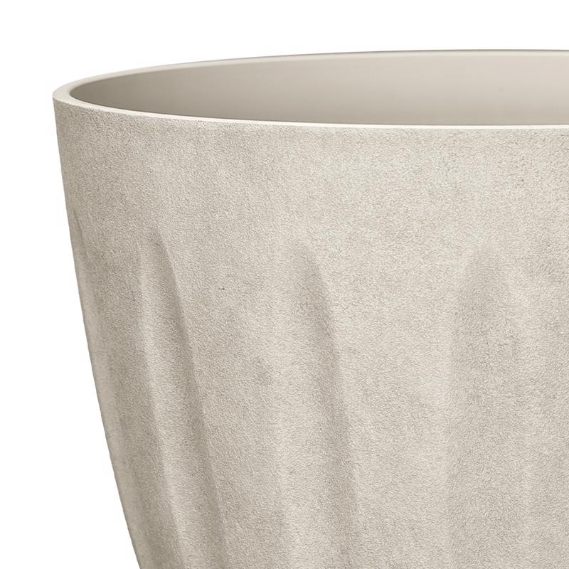 L&G 10 in. H X 12 in. W X 12 in. D X 12 in. D Polyresin Spritzer Planter Sand