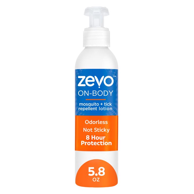 Zevo On-Body Lotion Insect Repellent Lotion For Mosquitoes/Ticks 5.8 oz, Pack of 12