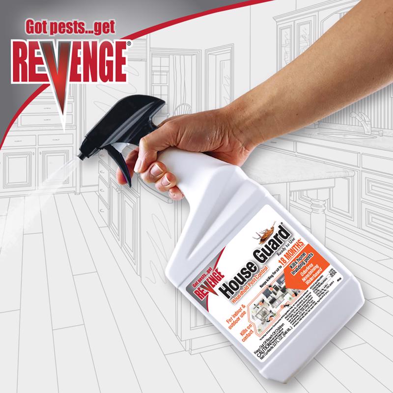 Revenge House Guard 4650 Household Pest Control, 1 qt, Pack of 6
