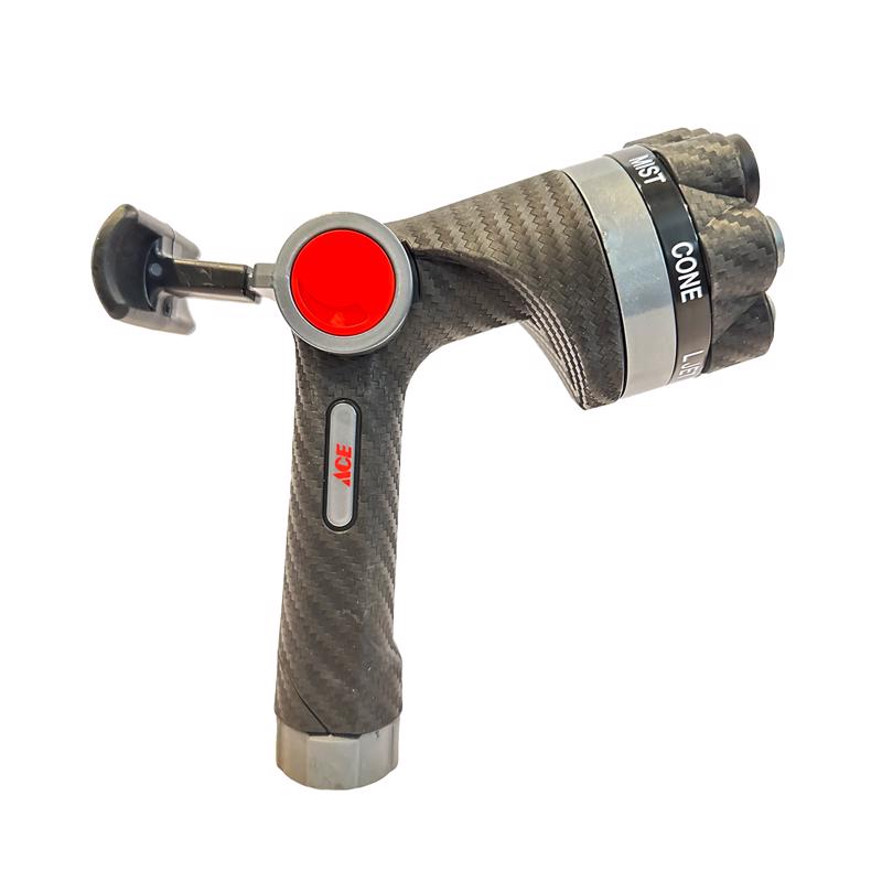 Ace 8 Pattern Adjustable Multi-Pattern Rubber Fireman's Nozzle