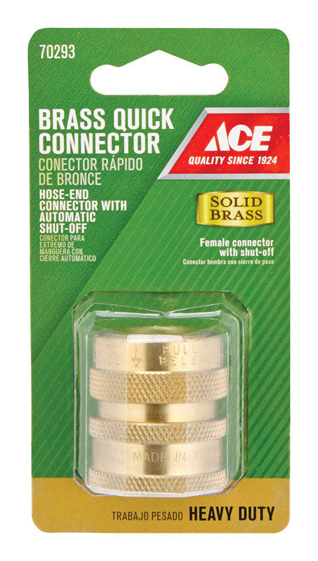 Ace Brass Threaded Female Quick Connector Coupling
