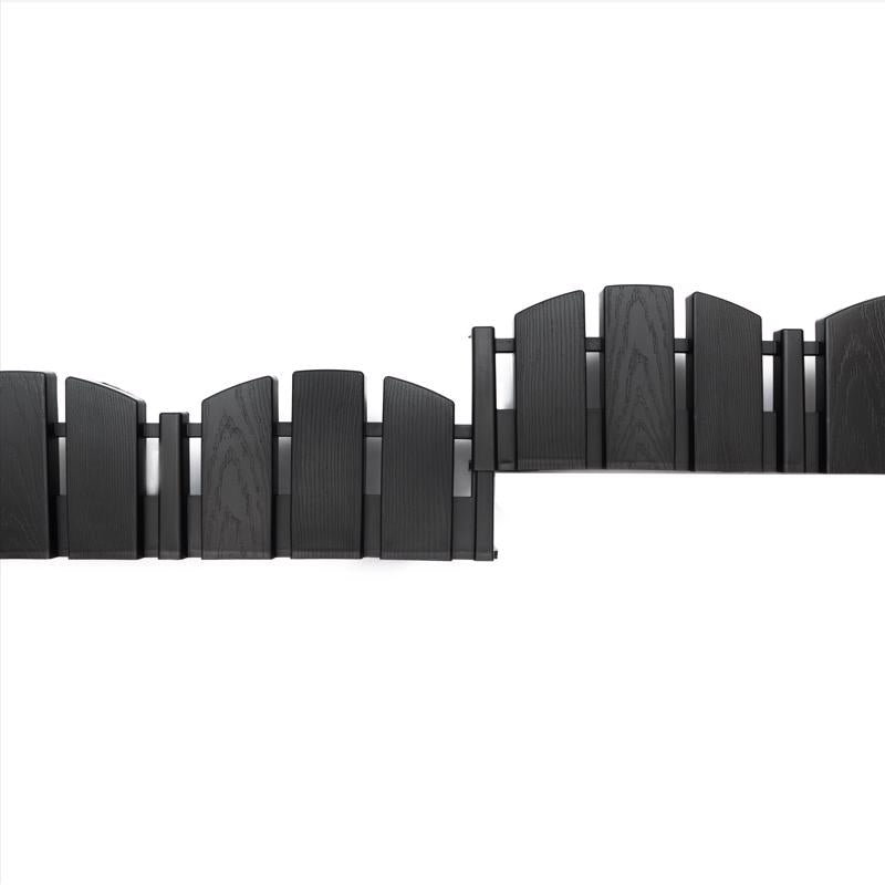 EasyFlex 10 ft. L X 4.5 in. H Plastic Black Landscape Edging Kit