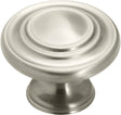 Amerock TEN1586G10 Cabinet Knob, 1 in Projection, Traditional, 1-5/16 in, Zinc