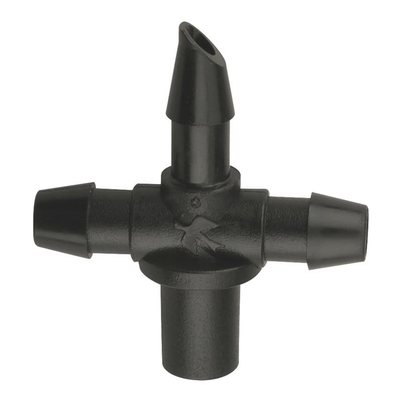 Rain Bird 1/4 in. Barbed Drip Irrigation Tee 1 pk