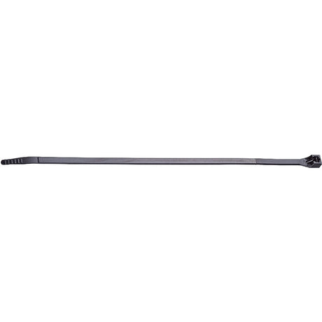 Gardner Bender 47-115UVB Cable Tie, 4 in Max Bundle Dia, Nylon, Black, 15 in L, 4/BAG