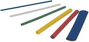 Gardner Bender HST-ASTA Heat Shrink Tubing, 1/4 in Expanded, 1/8 in Recovered Dia, 4 in L, Polyolefin