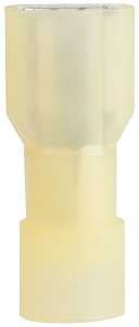 Gardner Bender 10-155F Disconnect Terminal, 600 V, 12 to 10 AWG Wire, 1/4 in Stud, Vinyl Insulation, Yellow, 50/PK