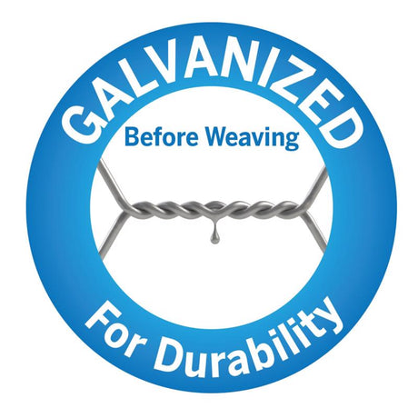 Garden Craft 18 in. H X 50 ft. L Galvanized Steel Fencing 1 in. X 1 in. in.