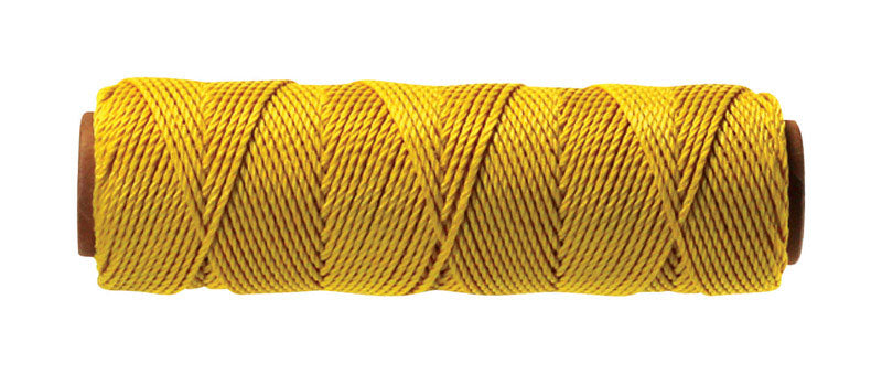 T.W. Evans Cordage 79-520 Paracord, 5/32 in Dia, 50 ft L, 110 lb Working Load, Nylon, Yellow
