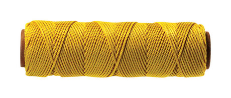 T.W. Evans Cordage 79-520 Paracord, 5/32 in Dia, 50 ft L, 110 lb Working Load, Nylon, Yellow