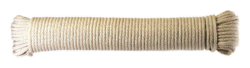 Ace 7/32 in. D X 100 ft. L White Solid Braided Cotton Cord