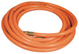 Amflo 576-25A Air Hose, 3/8 in OD, 25 ft L, MNPT, 300 psi Pressure, PVC, Orange