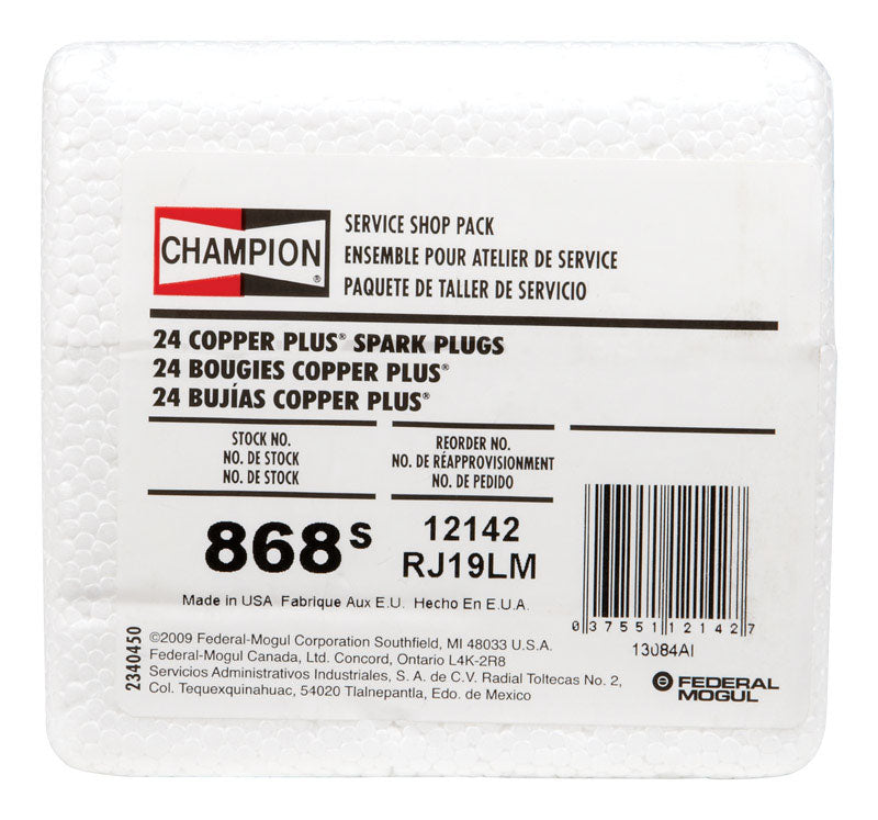 Champion Copper Plus Spark Plug RJ19LM, Pack of 24